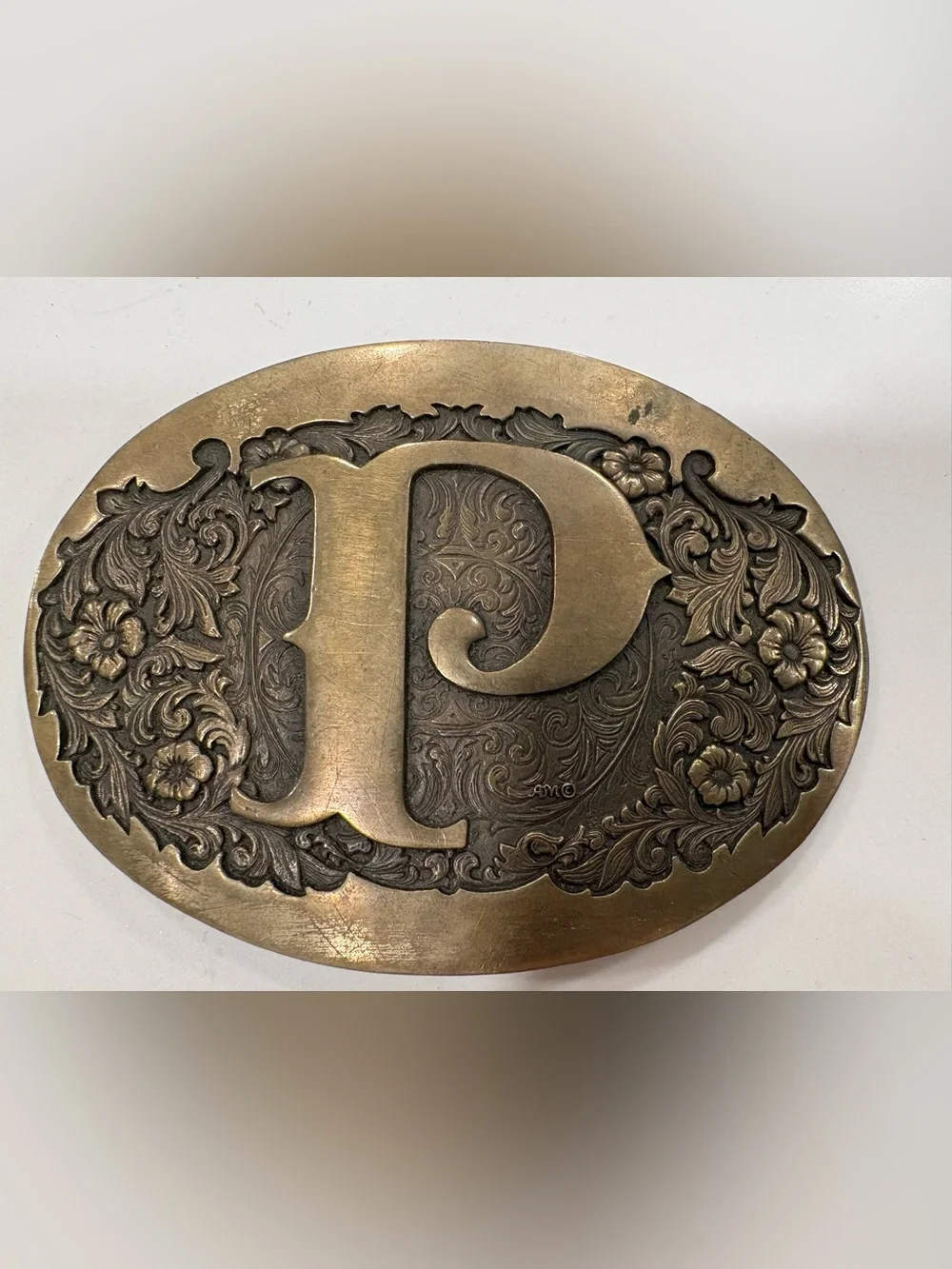 Vintage solid brass